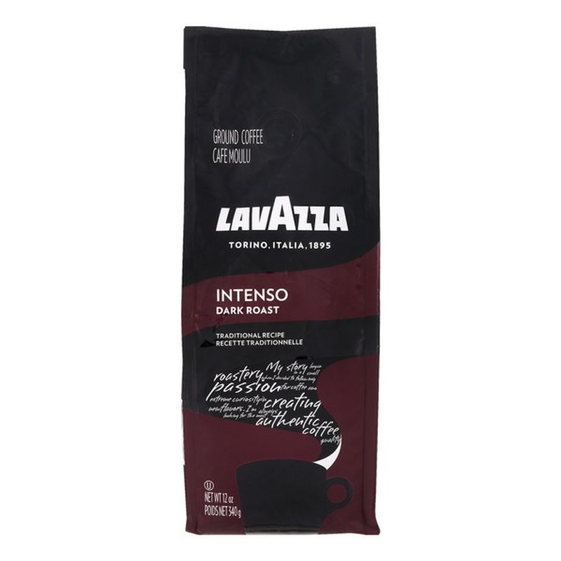LavAzza Coffee, Ground, Dark Roast, Intenso (12 oz) Instacart