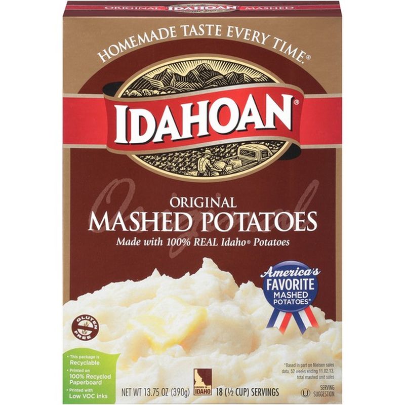 Idahoan Original Mashed Potatoes (13.75 oz) Instacart