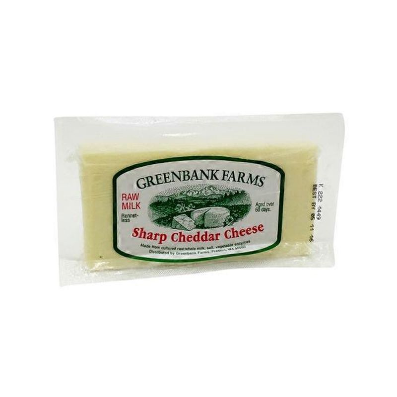 Greenbank Farms Raw Sharp Cheddar (per lb) - Instacart