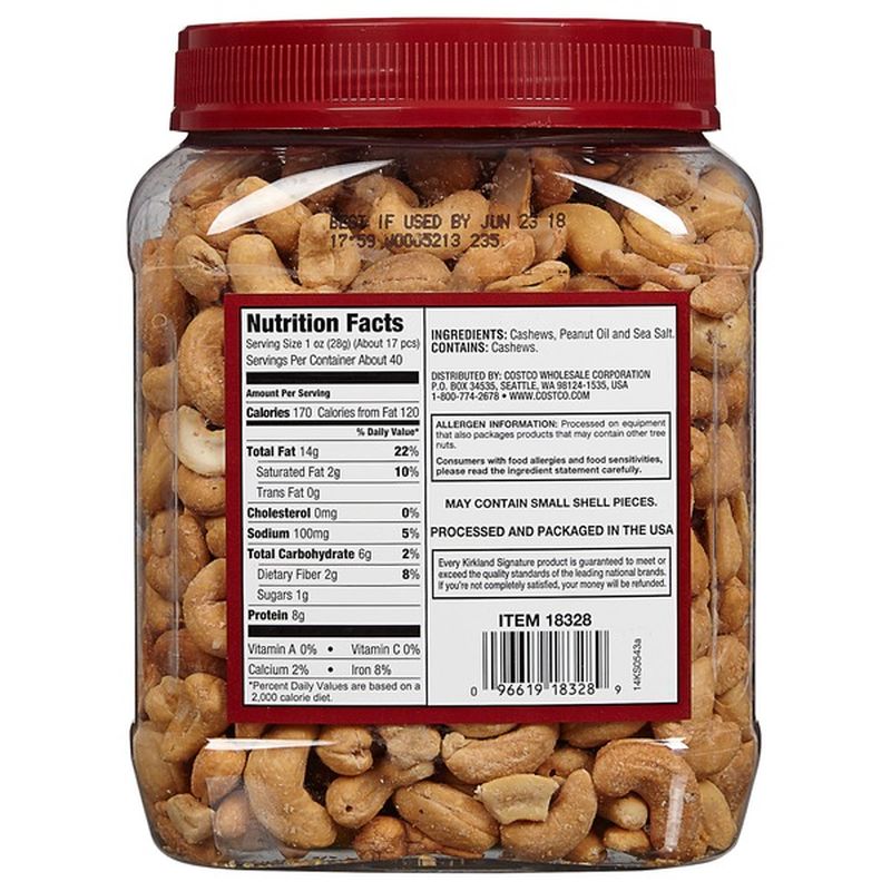 kirkland cashew clusters costco