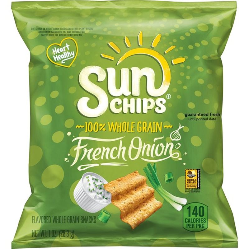 Sun Chips French Onion Whole Grain Snacks (1 oz) Instacart