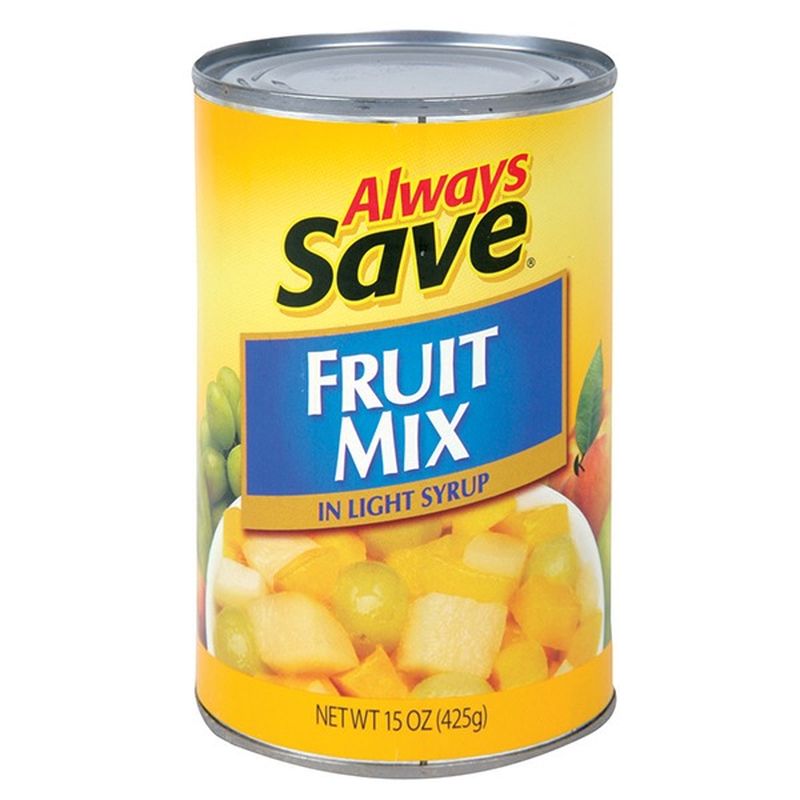 Always Save Fruit Mix In Extra Light Syrup (15 oz) - Instacart