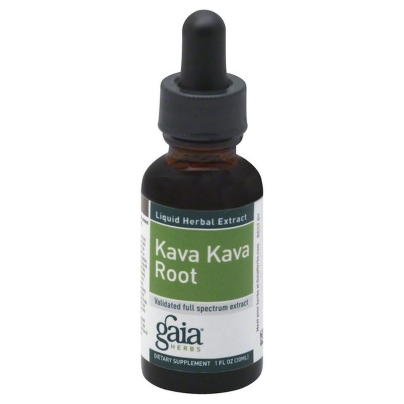 Gaia Herbs Kava Kava Root Liquid Herbal Extract 1 Oz Instacart