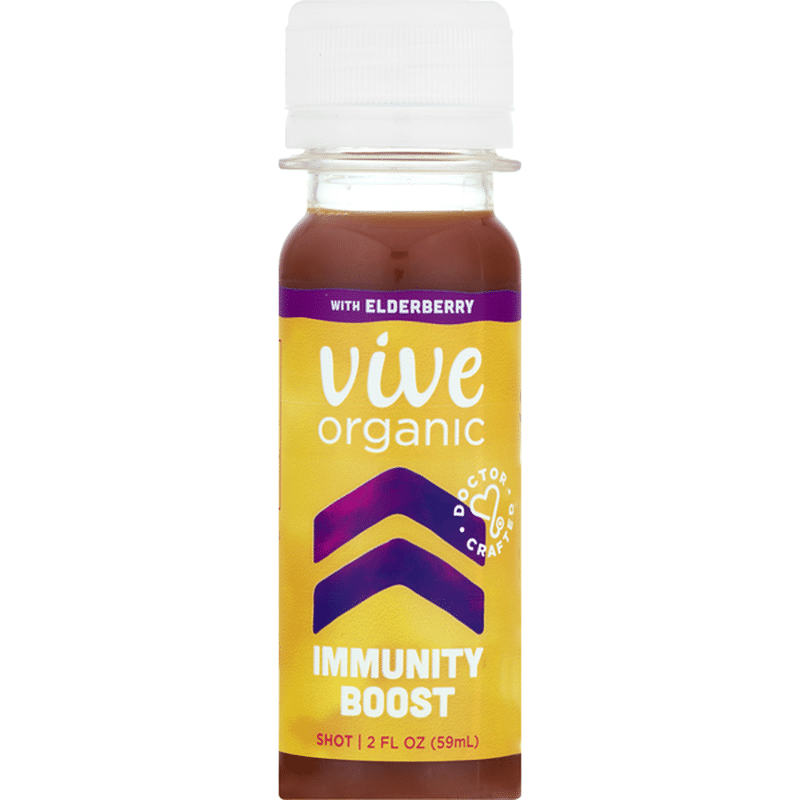 Vive Organic Shot, with Elderberry, Immunity Boost (2 oz) from Falletti ...