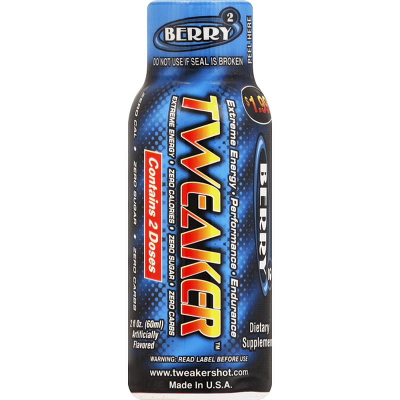 Tweaker Sports Drink, Berry2 (2 oz) - Instacart