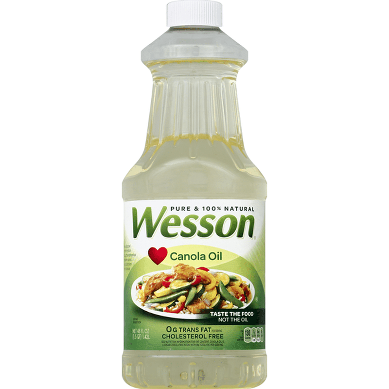 Wesson Canola Oil (48 fl oz) Instacart