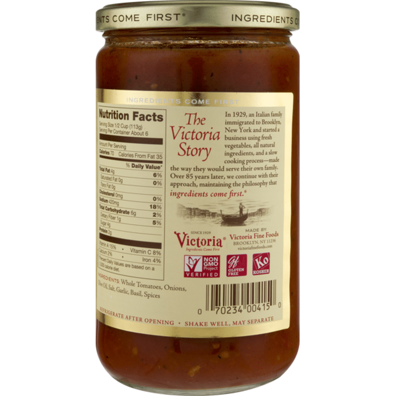 Victoria Marinara Sauce (24 oz) Instacart