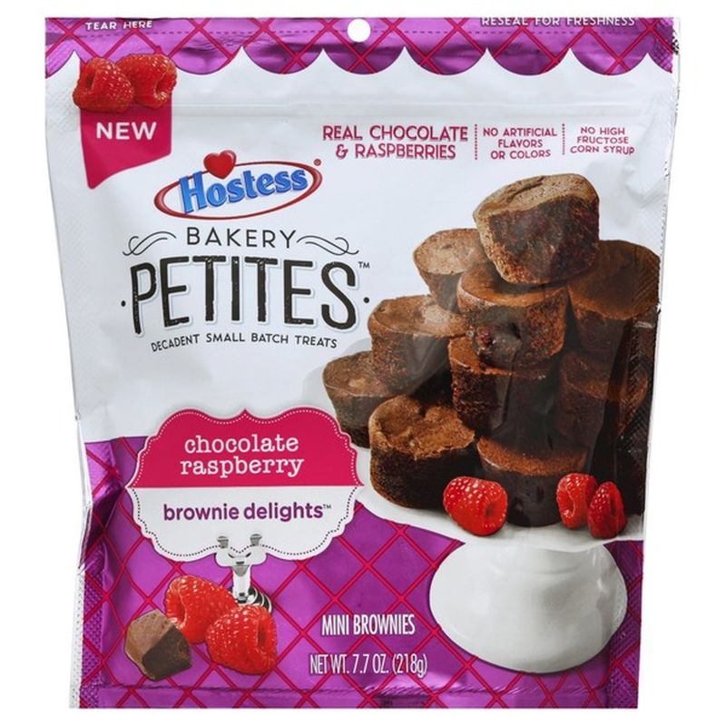 Hostess Brownie Delights, Chocolate Raspberry (7.7 oz) Instacart