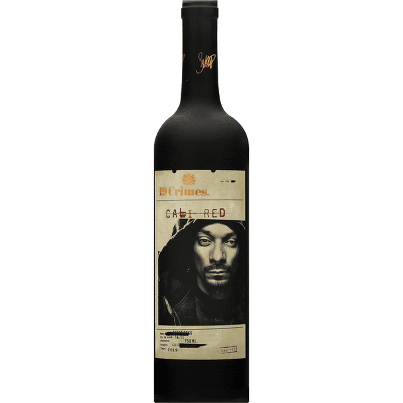 19 Crimes Cali Red, Snoop Dogg, 2019 (750 ml) - Instacart