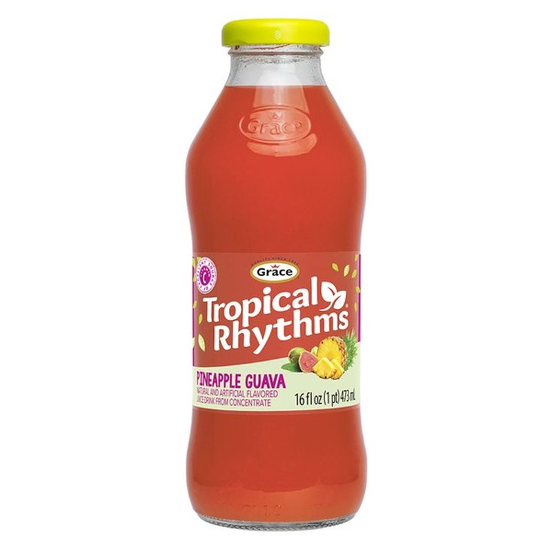 Grace Tropical Rhythms Pineapple Guava Juice Drink (16 oz) Instacart