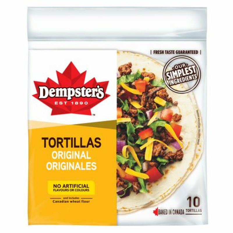 Dempster's 7" Plain Tortillas (10 ct) Instacart