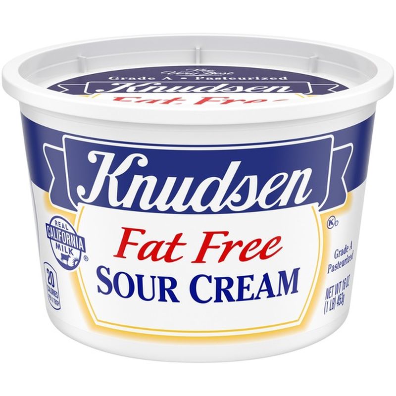 Knudsen Fat Free Sour Cream (16 oz) Instacart