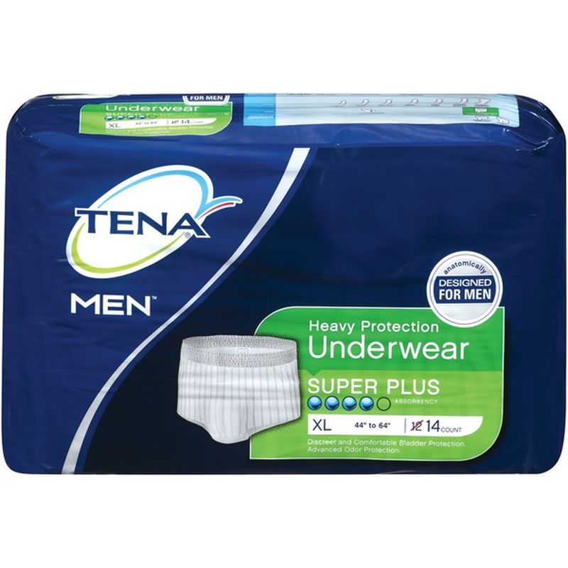 Tena® Men Super Plus Extra Large Underwear (14 ct) - Instacart
