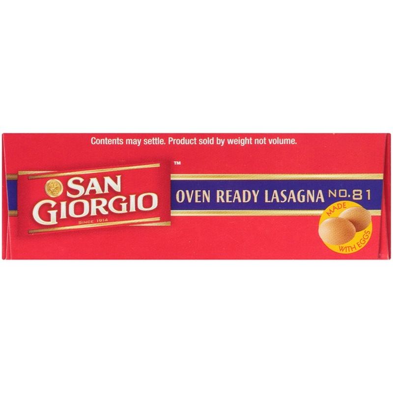 San Oven Ready Lasagna (8 oz) from Giant Food Instacart