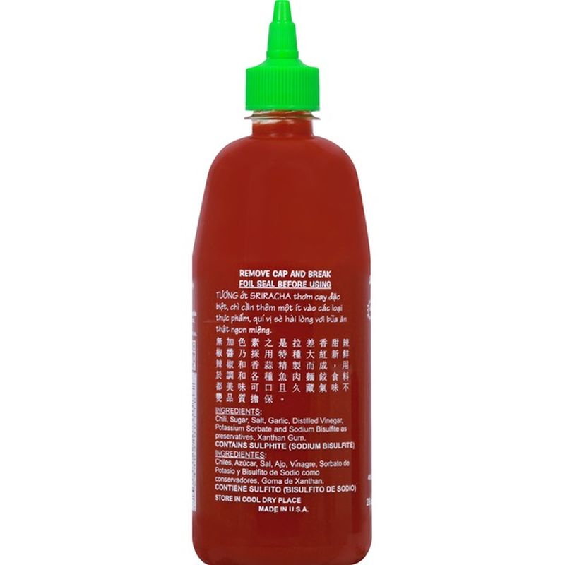 Huy Fong Foods Hot Sriracha Chili Sauce