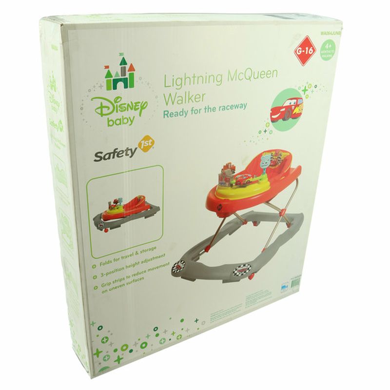 Safety 1st Disney Cars Lightning Mc Queen Walker With Sounds & Lights