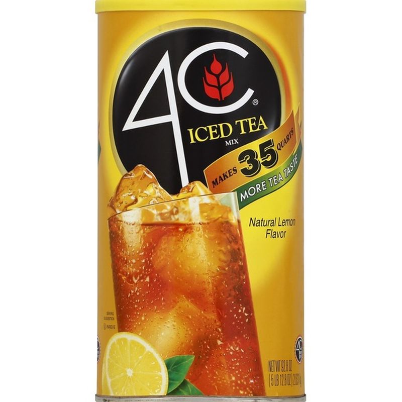 4C Iced Tea Mix, Natural Lemon Flavor (92.8 oz) from Costco Instacart