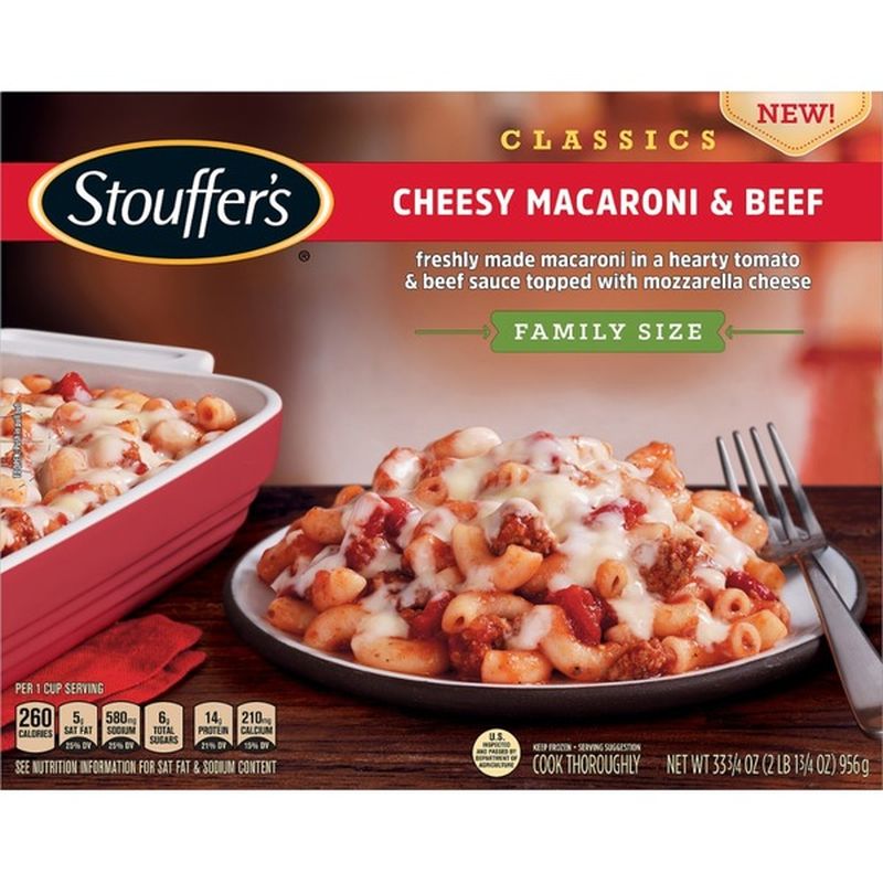 Stouffer's Stouffers Family Size Macaroni and Beef Frozen Meal (33.75