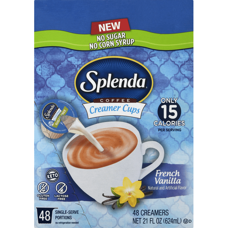 Splenda Creamer Cups, Coffee, French Vanilla (48 each) Instacart