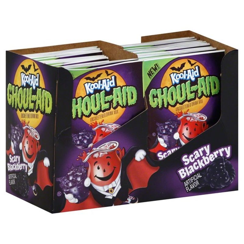 KoolAid Drink Mix, Unsweetened, Scary Blackberry (0.14 oz) Instacart