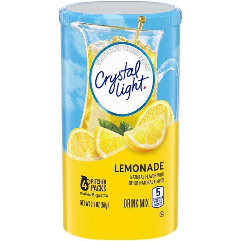 Crystal Light Lemonade Powdered Drink Mix (2.1 oz) from Stater Bros ...