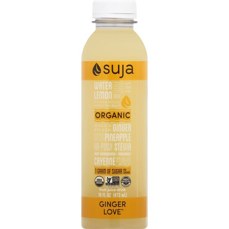 Suja Ginger Love Organic Fruit Juice Drink (16 Fl Oz) - Instacart