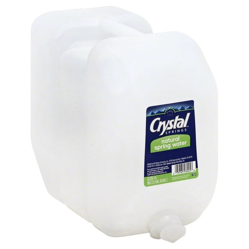 Crystal Natural Spring Water, Jug (2.5 gal) Instacart