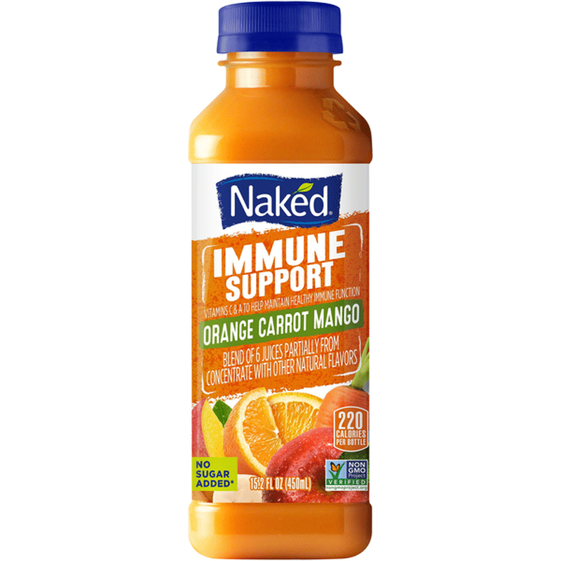Naked Orange Carrot 100% Juice Smoothie - 15.2 oz 