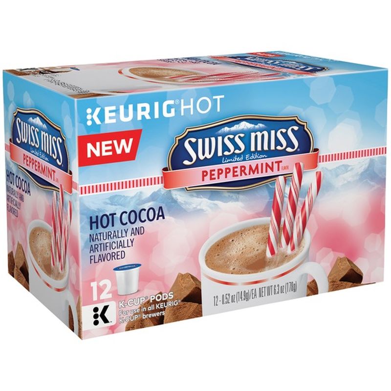 Swiss Miss Peppermint Flavor K-Cup Pods 