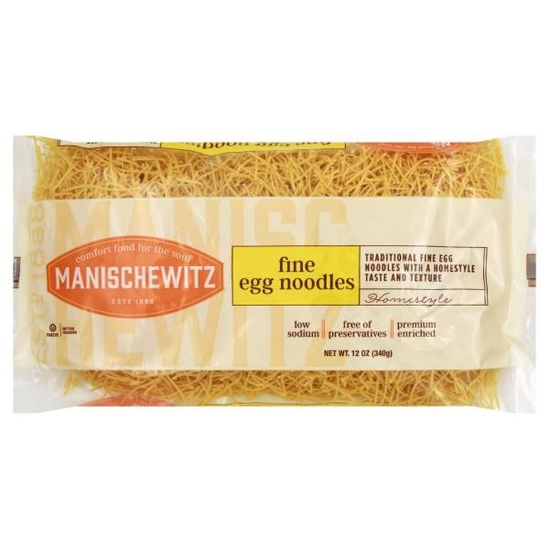 Manischewitz Egg Noodles, Homestyle, Fine (16 oz) from Publix Instacart
