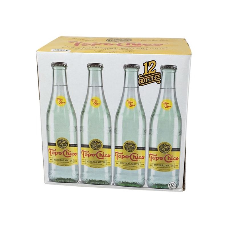 Topo Chico Mineral Water Glass Bottles (12 fl oz) Instacart