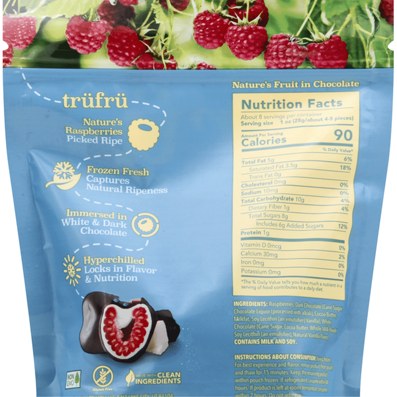 Tru Fru Raspberries, Dark Chocolate (8 oz) Delivery or Pickup Near Me