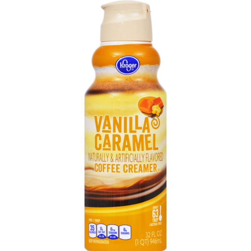 Kroger Coffee Creamer, Vanilla Caramel (32 fl oz) Instacart