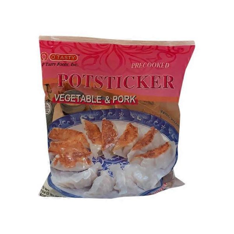 O'Tasty Vegetable & Pork Potstickers (35 oz) Instacart