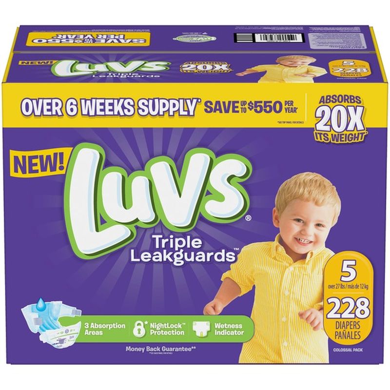 228 luvs diapers