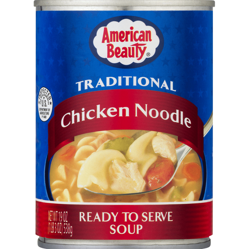 American Beauty Soup, Chicken Noodle, Traditional (19 oz) Instacart