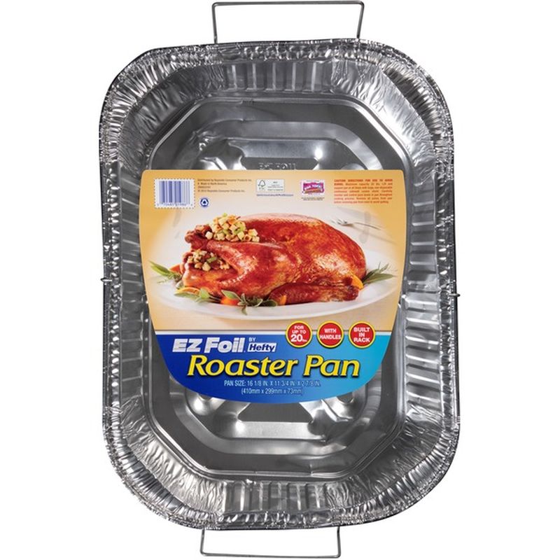 Hefty EZ Foil 16.125 in. X 11.75 in. X 2.875 in. Crown Classic Roaster