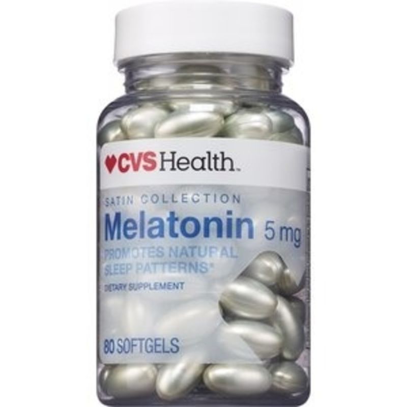 Cvs Satin Collection Melatonin Softgels 5mg 80 Ct Instacart
