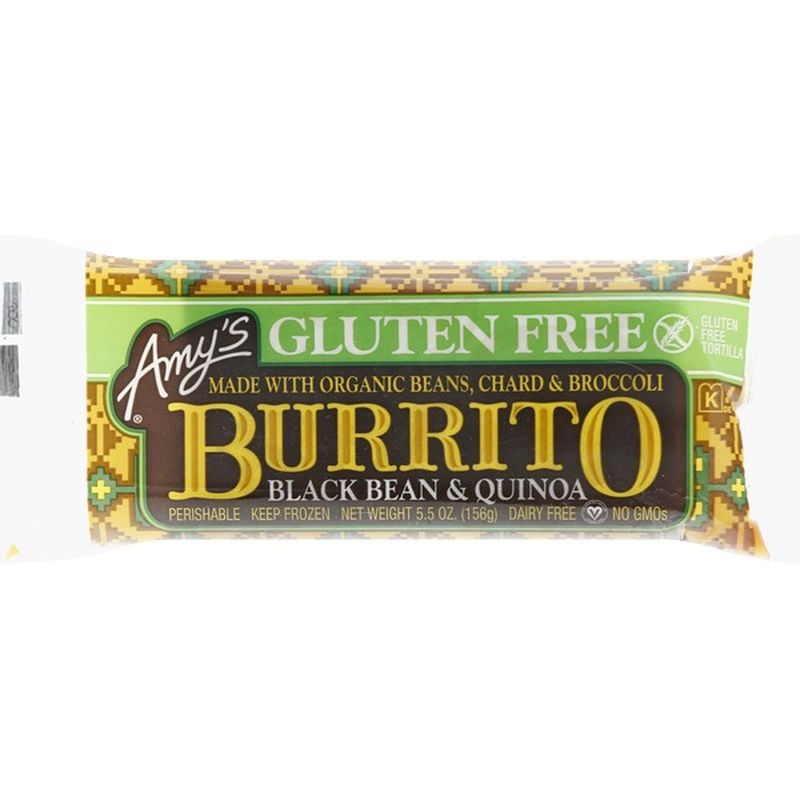 Amy's Gluten Free Burrito Black Bean & Quinoa