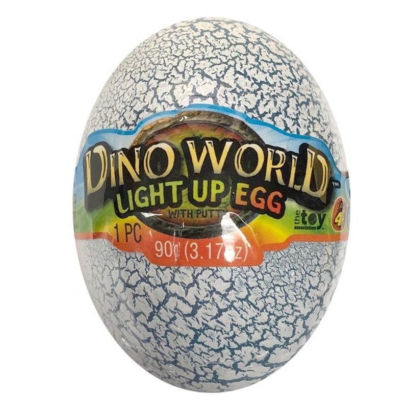 dinosaur egg putty with light