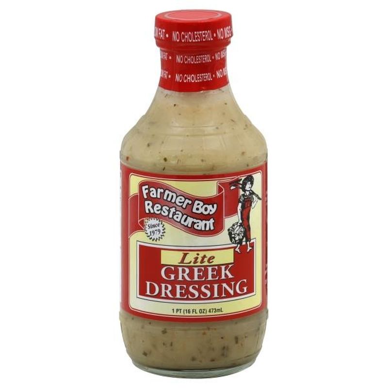 Farmer Boy Restaurant Dressing, Greek, Lite (16 oz) from Publix Instacart