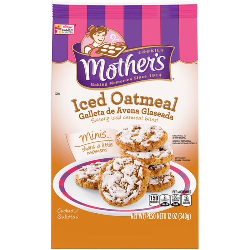 Mother's Cookies Iced Oatmeal (12 oz) Instacart