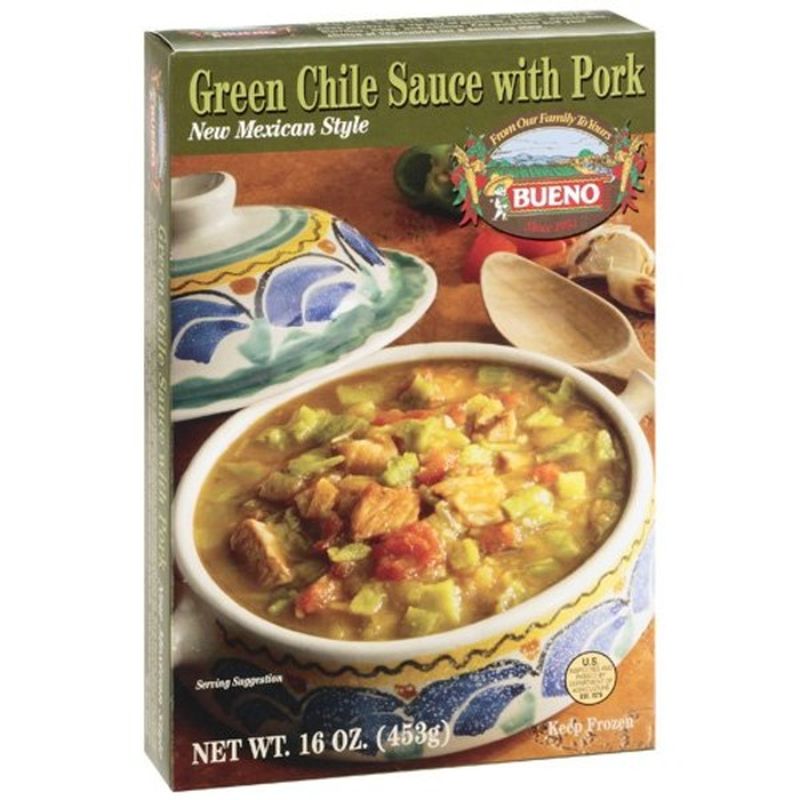 Bueno Foods Green Chile Sauce With Pork (16 oz) Instacart