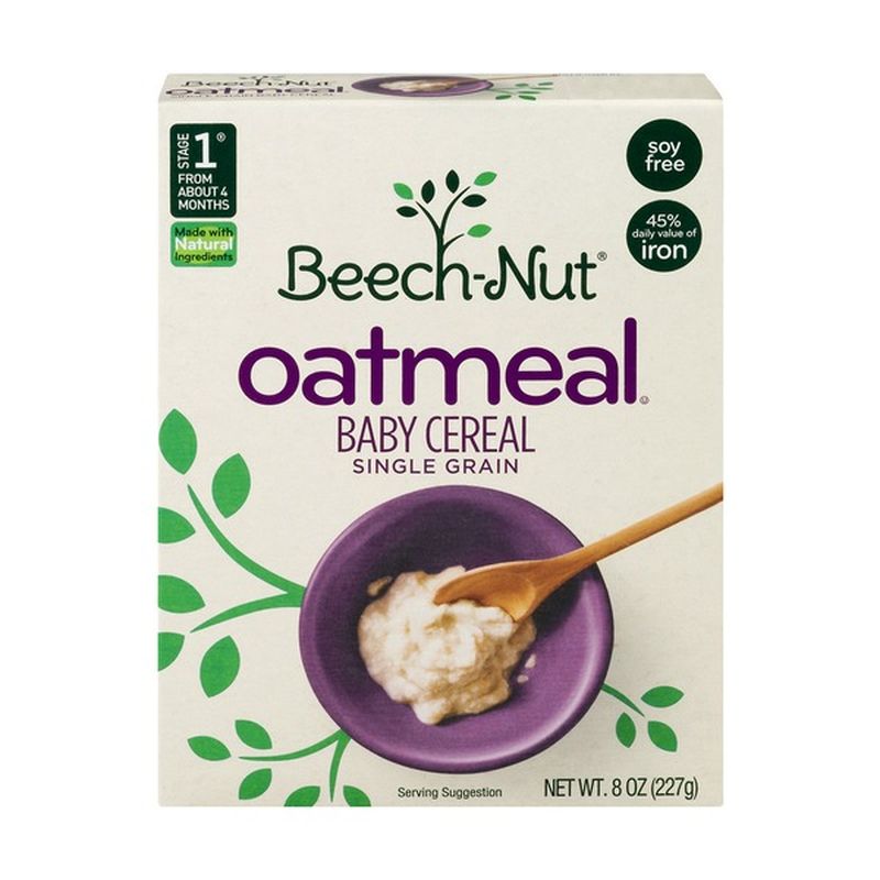 beechnut baby oatmeal