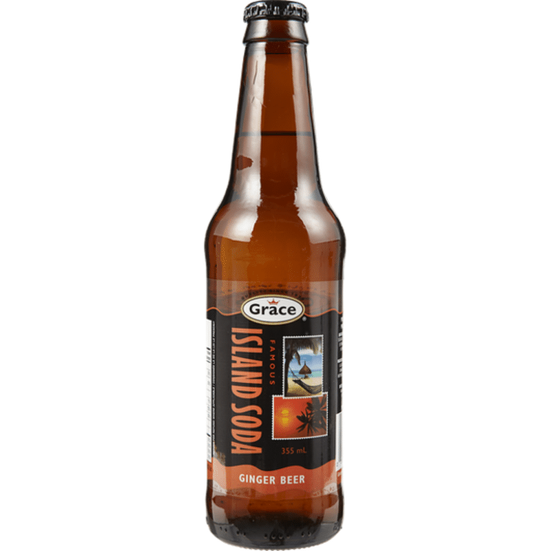 Famous Island Soda Ginger Beer Drink (355 ml) Instacart
