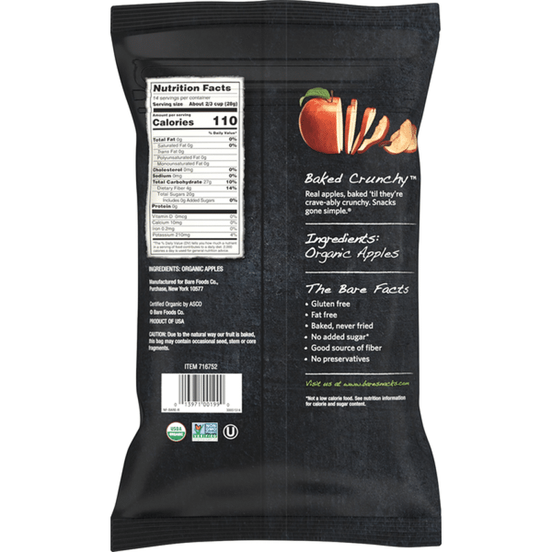 Bare Organic Fuji & Reds Apple Chips (14 oz) from Costco Instacart