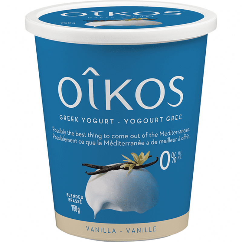 Danone Vanilla Oikos 0% Greek Yogurt