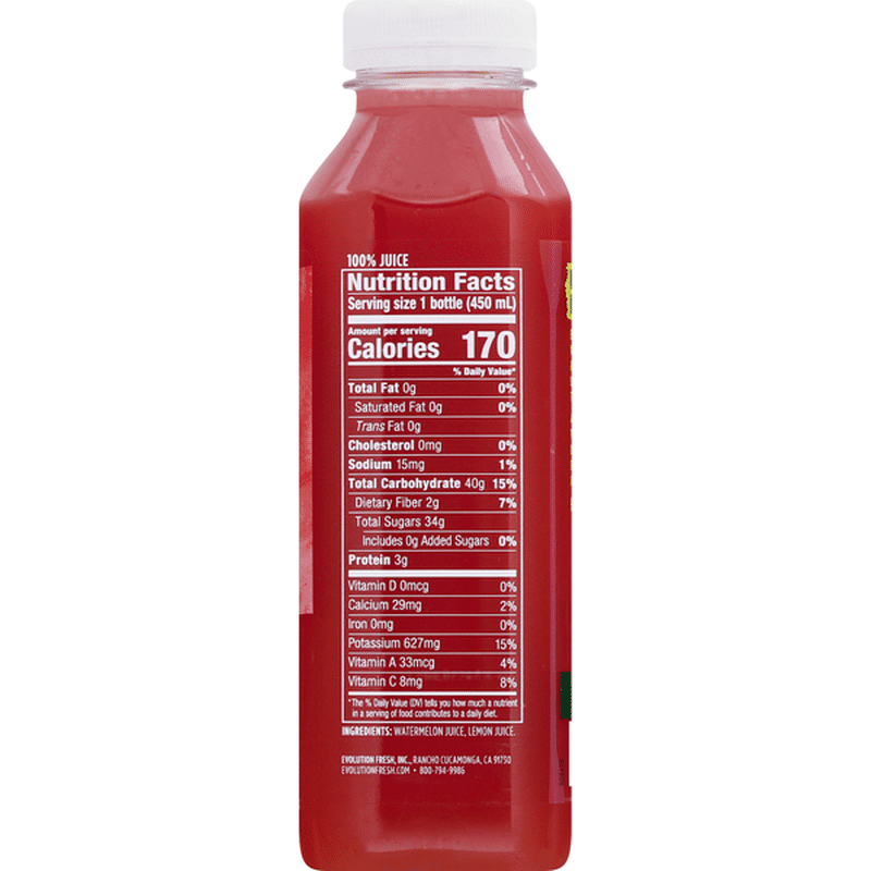 Evolution Fresh Mighty Watermelon ColdPressed Watermelon & Lemon Juice