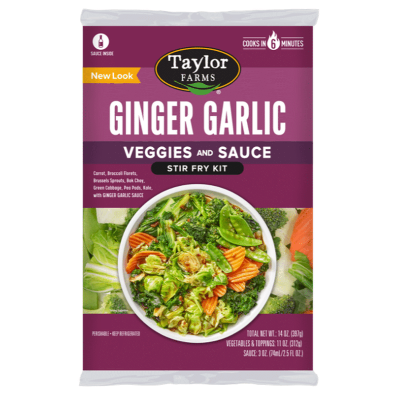 Taylor Farms Ginger Garlic Vegetable Stir Fry Kit (11 oz bag) Instacart