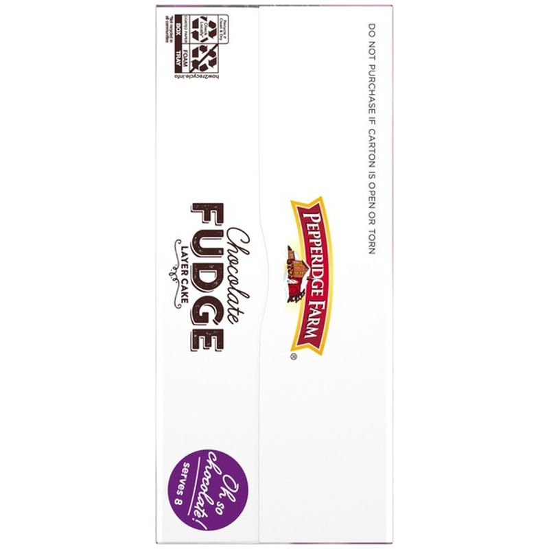 Pepperidge Farm® Frozen Chocolate Fudge Layer Cake (19.6 oz) from Tops